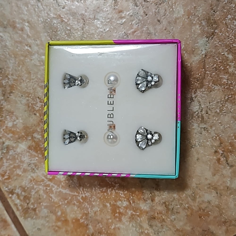 BaubleBar Set of 3 Earrings NWT